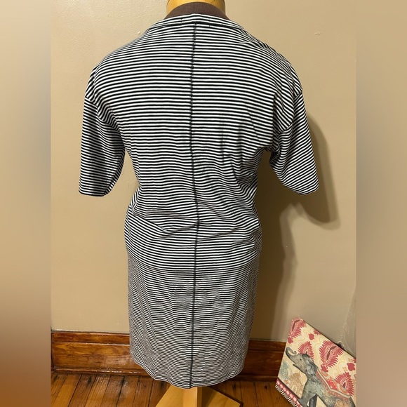 Rag & Bone Striped Tee Organic Pima Cotton Dress - Picture 6 of 12
